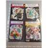 Image 1 : Four 100 stamp packages, nice assortment
