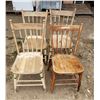 Image 1 : 4 Wooden Kitchen Chairs