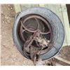 Image 2 : Metal Pail & Well Pulley -(Broken)
