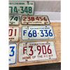 Image 3 : 1970,71,72,73,74,75,76 Sask. License Plates