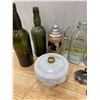 Image 2 : Lot - Milk Bottles,Beer Stein,Lamp Parts,Bottles etc.