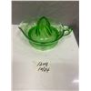 Image 1 : Green Depression Glass Juicer