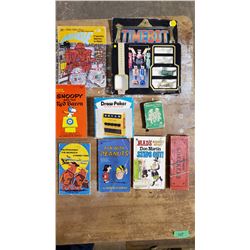 VINTAGE GAME & TOY MIX     DRAW POKER(WORKS), FARAWAY TREE CARD GAME, BOOKS & OTHER