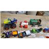 Image 2 : MIX OF VINTAGE/MODERN DIECAST TRUCKS & OTHERS   TIN PULL BACK TRACTOR, 1988 BUG, 1977 PIRANHA TRUCK,