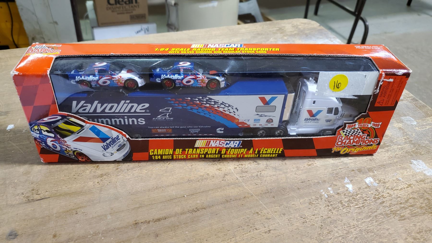 1999 NASCAR VALVOLINE #6 SET 10 YEAR RACING CHAMPION EDITION NEW NEVER ...