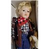 Image 2 : COWBOY PORCELAIN DOLL     CHARLENE’S COLLECTION COWBOY DOLL