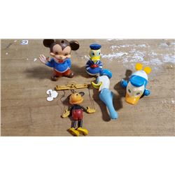 VINTAGE MICKEY MOUSE & DONALD DUCK TOYS  1960’S TO 1970’S