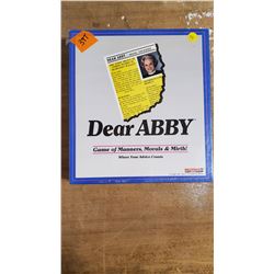 VINTAGE DEAR ABBY BOARDGAME SEALED 1992 DEAR ABBY GAME OF MANNER, MORALS & MYTHS
