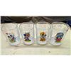 Image 1 : DISNEY WORLD SET OF 4 GLASSES