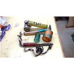 VINTAGE SPRAYER GLASS INSULATOR AND SOLDERING IRON