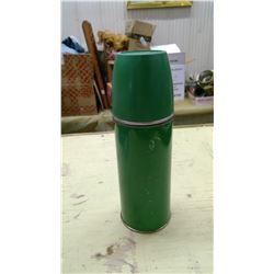 VINTAGE CORK TOPPED THERMOS