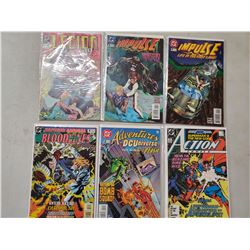6 ASSORTED DC COMICS
