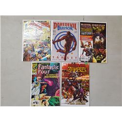 5 ASSORTED MARVEL COMICS