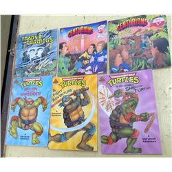 6 VINTAGE RETRO KIDS BOOKS