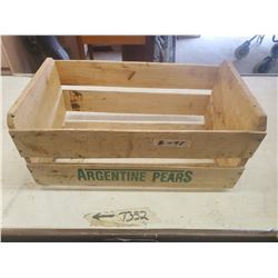 WOODEN ARGENTINA PEAR BOX