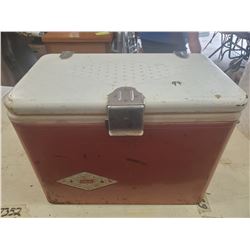 OLD METAL COLEMAN COOLER