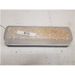 HEAVY GLASS LIGHT FIXTURE