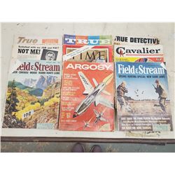 9 DIFFERENT MAGAZINES FROM 1961