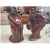 Image 1 : 2 LARGE CERAMIC STATUES