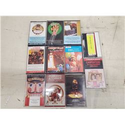 11 CHRISTMAS CASSETTES- VARIOUS ARTISTS