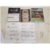 Image 1 : 3 OLD MUSIC BOOKS + OLD MUSICAL INSTRMENT CATALOGUE