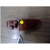 Image 4 : SKINNING HUNTING KNIFE IN LEATHER CASE