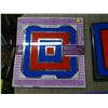 Image 2 : ASSORTED OF 24 1960'S DECORATIVE GLASS MIRROR TILES