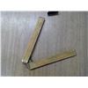 Image 6 : VERY OLD SMALL SQUARE AND FOLD-UP WOOD RULER