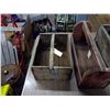 Image 2 : 3 OLD WOODEN CUTTLRY OR TOOL BOXES