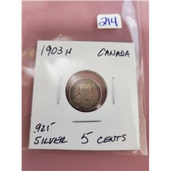 1903 H EDWARD 5 CENTS