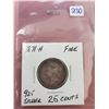 Image 1 : 1871 H VICTORIA 25 CENTS