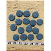 Image 1 : 16 VINTAGE PEPSI LIGHT UNUSED BOTTLE CAPS NOS