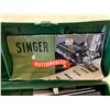 Image 3 : 1948 SINGER BUTTONHOLER WITH INSTRUCTIONS, CASE, AND ACCESSORIES