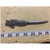 Image 1 : VINTAGE FIRE PEWTER LETTER OPENER (INUIT DESIGN)