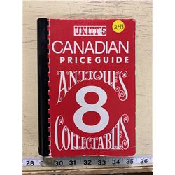 1979 UNITT'S CANADIAN PRICE GUIDE ANTIQUE COLLECTIBLES #8