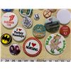 Image 3 : VINTAGE PINBACK BUTTONS INCLUDING LOUIS RIEL, BATMAN, MILK, ETC.