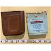 Image 2 : VINTAGE TOBACCO LEATHER POUCH WITH PLAYERS TOBACCO PACKAGE