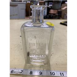 7 SISTERS HAIR GROWER TORONTO VINTAGE BOTTLE