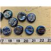 Image 2 : 11 DIFFERENT VINTAGE LABATT'S BLUE BEER BOTTLE CAPS