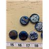 Image 3 : 11 DIFFERENT VINTAGE LABATT'S BLUE BEER BOTTLE CAPS