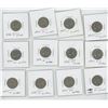 Image 1 : 12 1940'S-1950'S US NICKELS