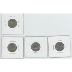 4 2005 US NICKELS - 3 W/ BUFFALO