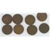 Image 2 : 8 CANADA ONE CENT - 1920, 26, 28, 28, 1931, 32, 33, 35 (POOR CONDITION)