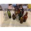 Image 1 : LOT OF VINTAGE GLASS BOTTLES