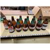Image 1 : 12 VINTAGE SHORT NECK BEER BOTTLES
