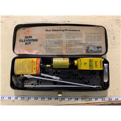 OUTERS GUN CLEANING KIT AND CASE (GUN OIL IS EMPTY)