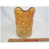Image 2 : CARNIVAL GLASS LUSTER  ROSE WATER JUG NO DAMAGE