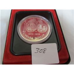 1974 WINNIPEG SILVER DOLLAR