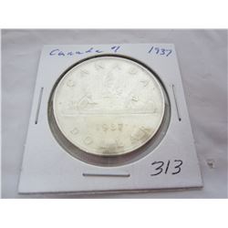 1937 CANADIAN SILVER DOLLAR