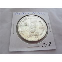 1958 CANADIAN SILVER DOLLAR